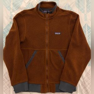 Patagonia Men’s Shearling Fleece Jacket (Brown)